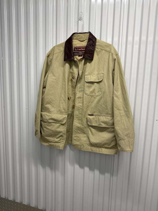 Vintage Marlboro Classic jacket 90's rare Leather Collar